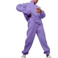 thumbnail image 1 of RQYYD Two Piece Outfits For Women Lounge Sets For Women Sweatpant Joggers Set Tracksuit Sweatsuits Hoodies For Women on Clearance(26#Purple,S), 1 of 7