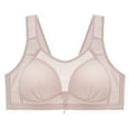 thumbnail image 1 of RQYYD Woman's Fashion Plus Size Wire Free Printing Comfortable Soft Push Up Hollow Out Bra Underwear 2024, 1 of 3