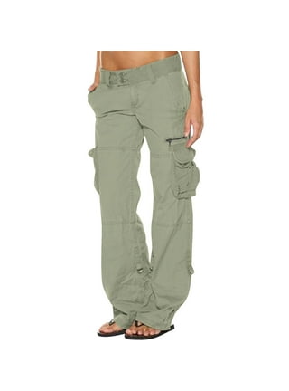 Women's Pants Casual Solid Color Tassel Low Rise Pants for Women