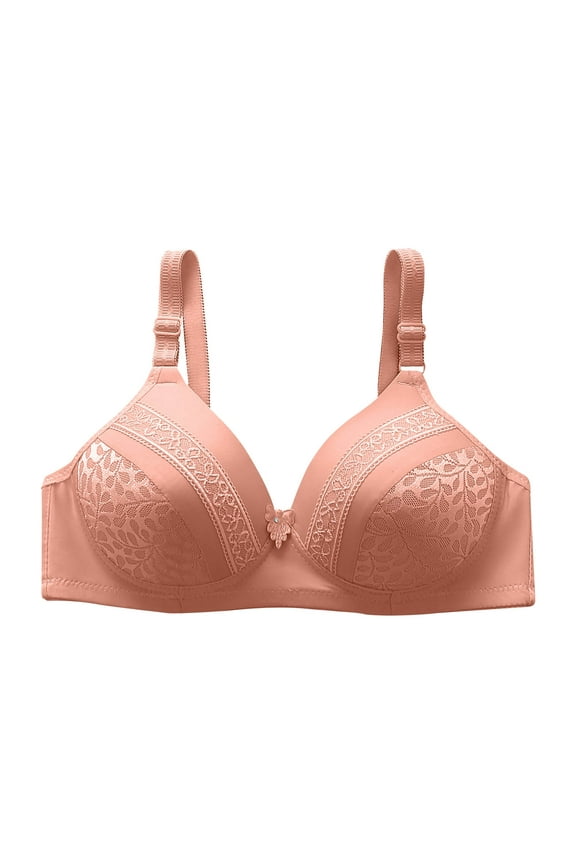 Women's Push Up Front Closure Racerback Bra Soft Super Padded Underwire Lift Up Bras Add Cup Size