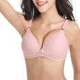 thumbnail image 1 of RQYYD Women's Strapless Bra With No Steel Rings, Gathered Cups, Solid Color Daily Bra 2024, 1 of 3