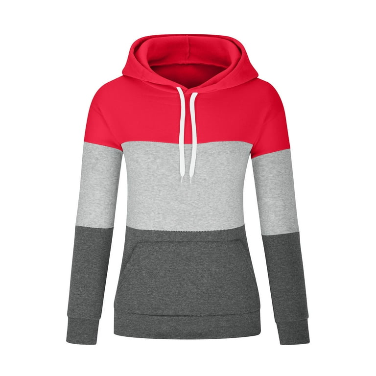 Red sweatshirts for women store