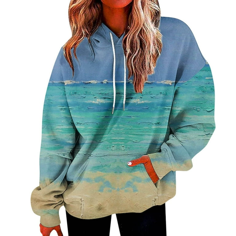 Walmart tie dye online sweatshirt womens