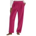 thumbnail image 1 of RQYYD Womens Fluffy Pajama Pants Fuzzy Fleece Cozy Lounge Pants with Pockets Winter Warm Pj Bottoms, 1 of 5
