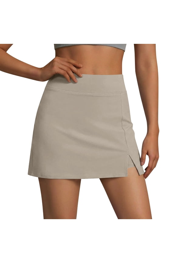 Womens Skort with Pockets Summer Fashion Tennis Skirt Mini Golf Clothes Athletic Outfits High Waisted Workout Skorts