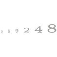 thumbnail image 1 of RR Roman Numbers/silver, 1 of 2
