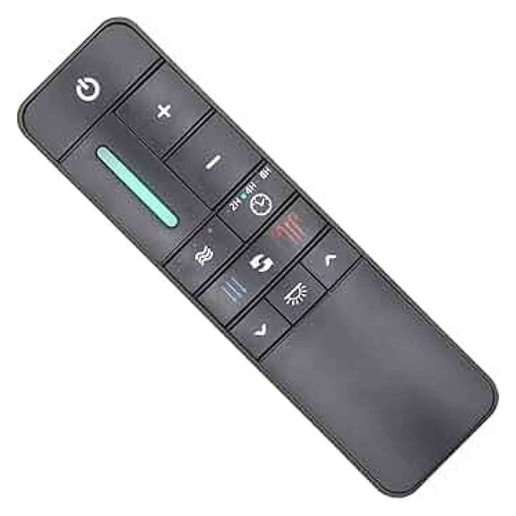 RR7225T Ceiling Fan Control Replacement  9-Speed with Light Dimming  Works with Kensgrove & Altura DC Ceiling Fans  UC7225T, TR198A, KUJCE10308  Receiver Required  Black