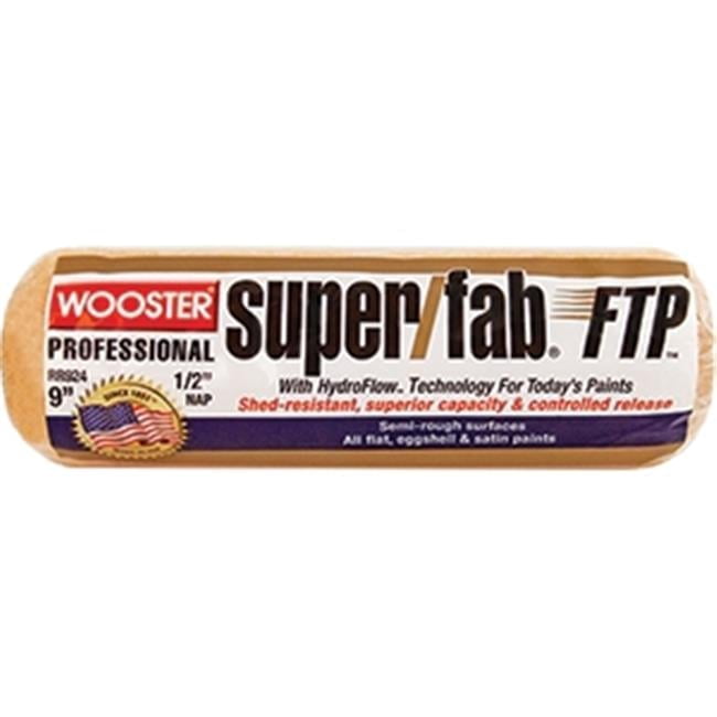 Wooster R241-14 Roller Cover, 3/4 In Thick Nap, 14 In L, Knit Fabric