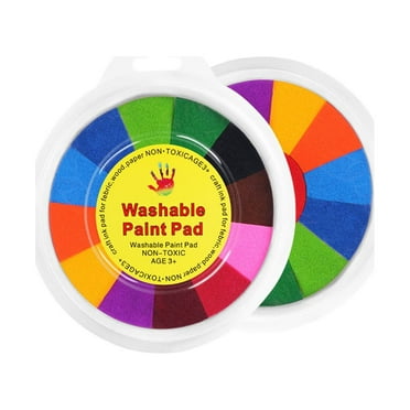 RRCSS Funny Finger Painting Kit And Book,6 Color Washable Finger Drawing For Toddlers Non-Toxic Children'S Paints Painting Supplies For Drawing Finger Painting For Toddlers 1-3