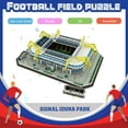 RRCSS ThreeDimensional Puzzle Diy Spell Insert Football Field Puzzle