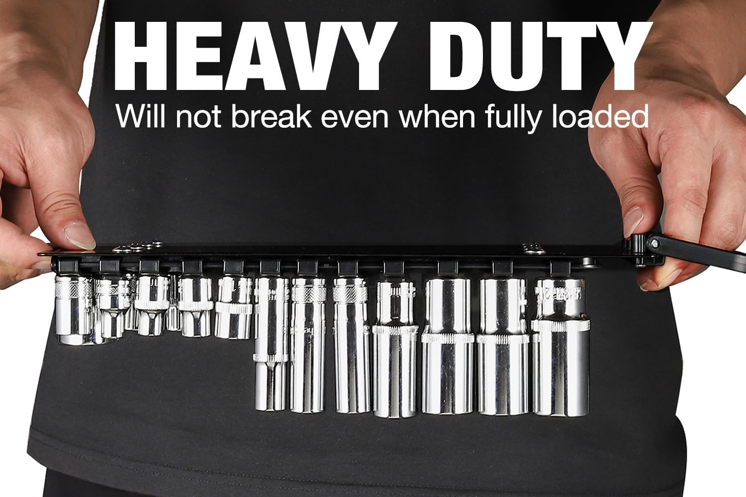 RRDWQ-48-Piece Portable Socket Organizer Steel Tray, Socket Holders ...