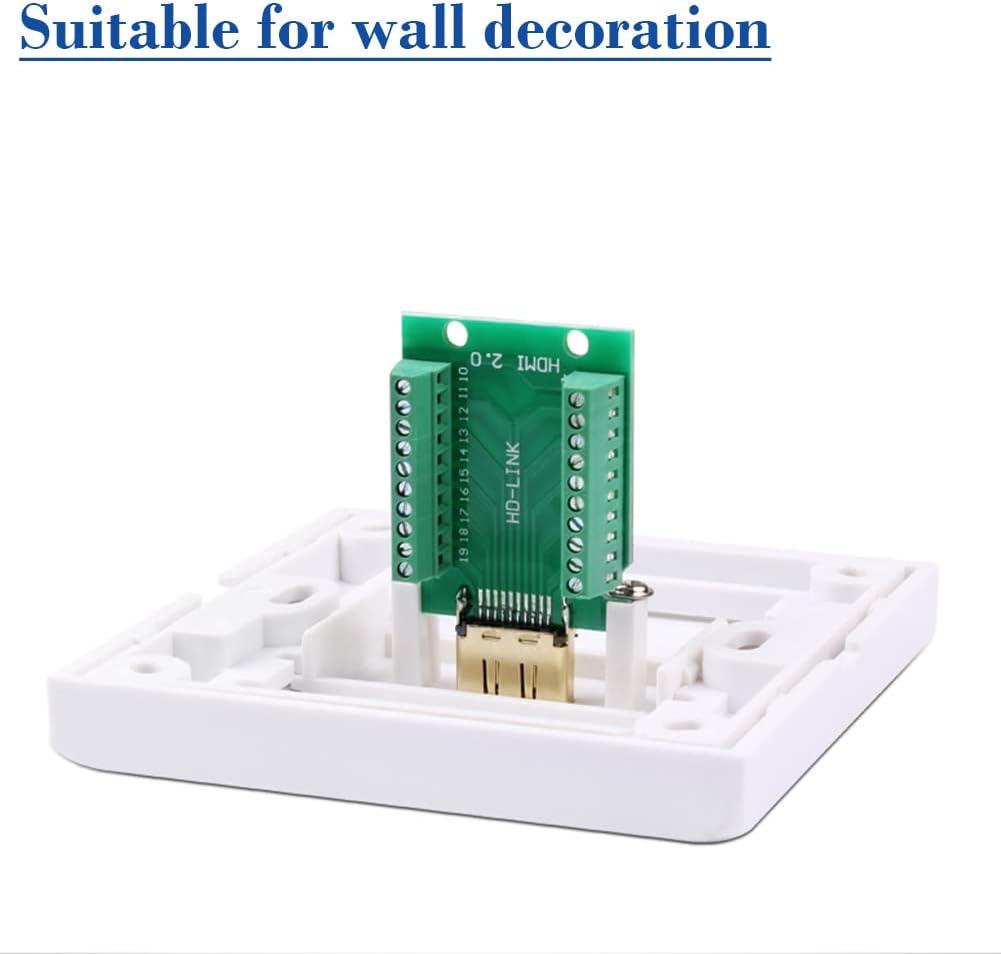 Produktbild von Adafruit HDMI-Buchse Auf Klemmenblock – Praktischer Panel-Mount-Adapter (SKU 3120)