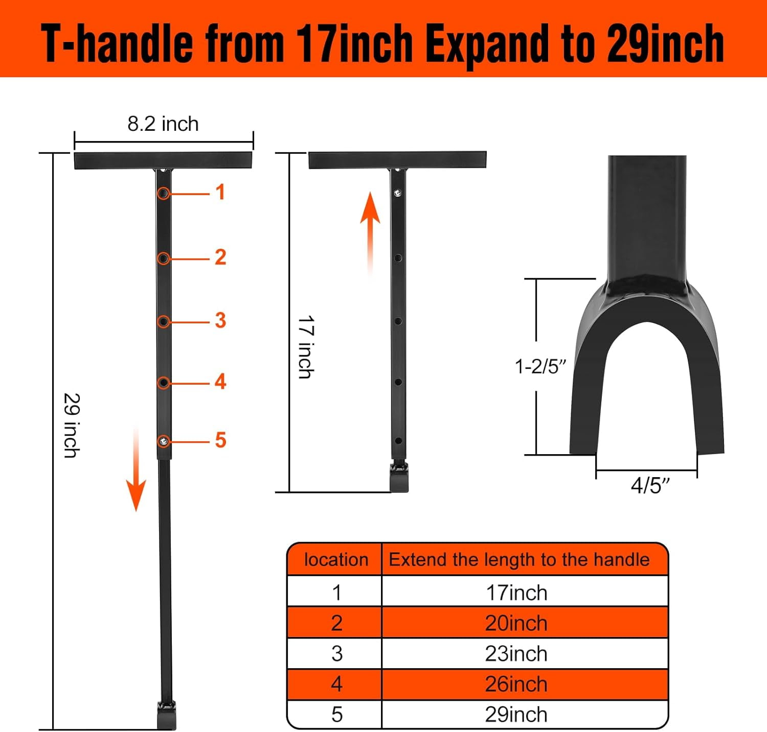 RRDWQ-Water Meter Key 29 Inch Water Shut Off Tool Adjustable Length ...