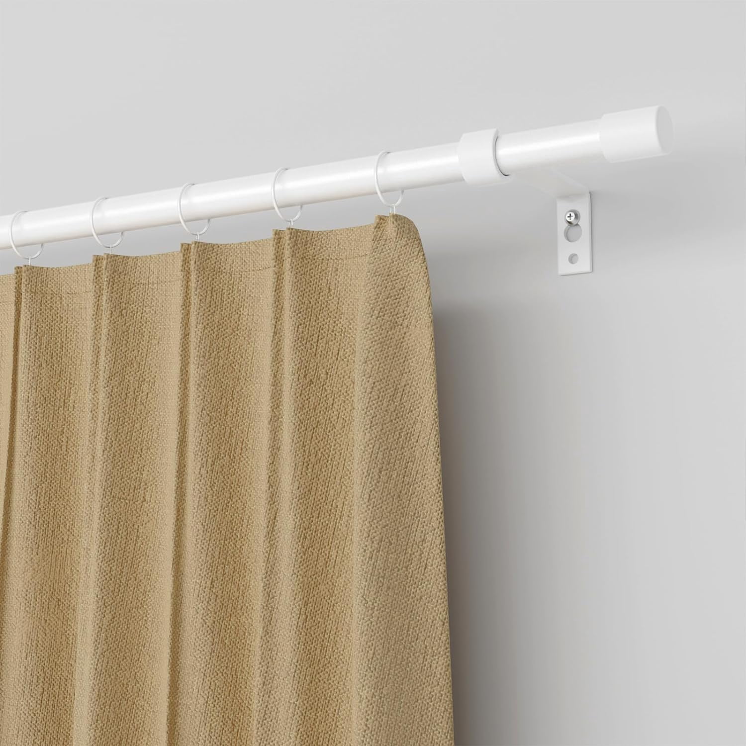 RRDWQ-White Curtain Rods 2 Pack, Curtain Rod for Windows 28 to 48 inch ...