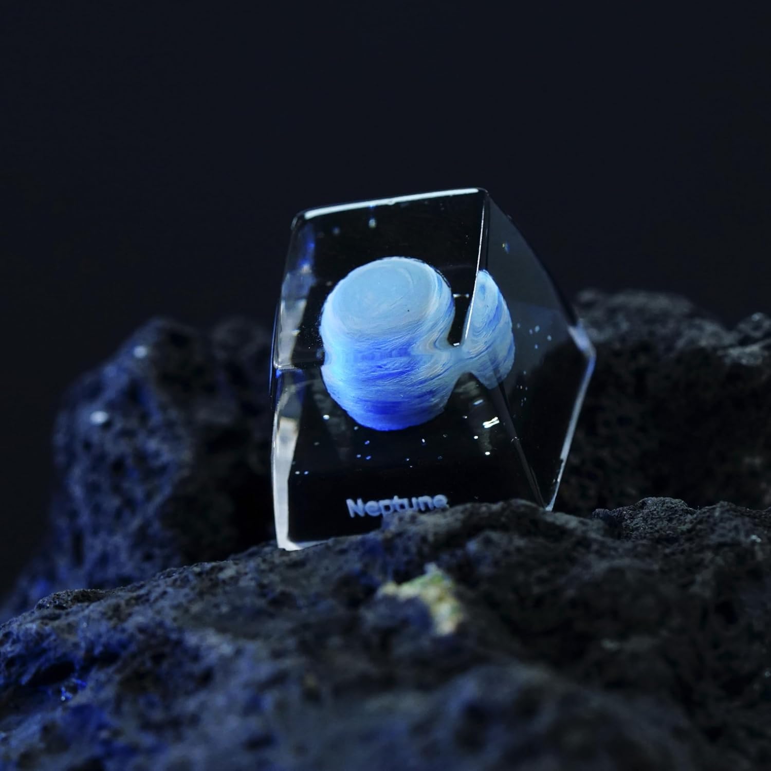 RREGER-Neptune Planet Artisan Keycap R1 SA Profile Custom Solar System ...