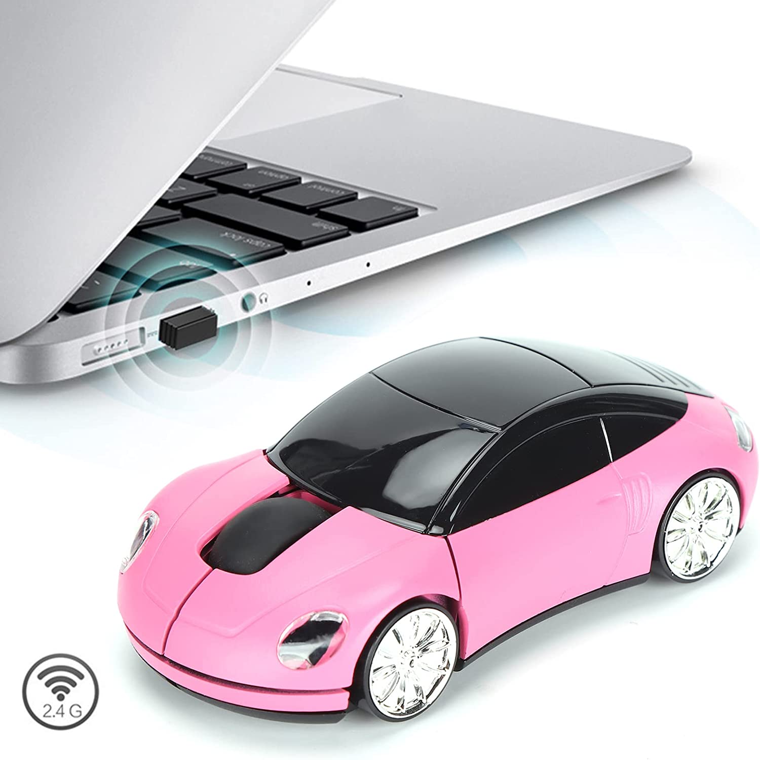 Gaming Mouse Racing RREGER-Sports Car Mouse, Race Car Shaped Optical Cordless Computer ...