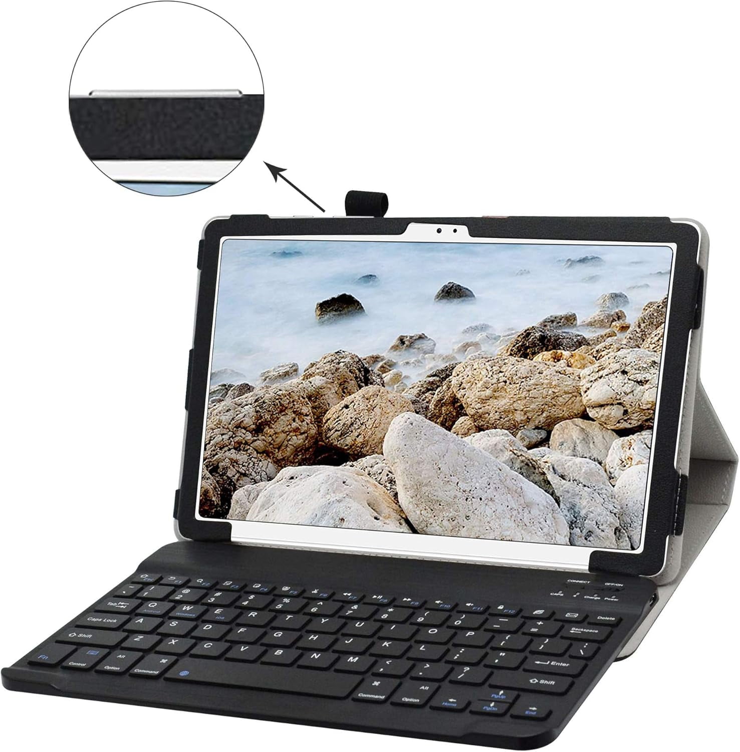 RREGER-for Galaxy Tab A7 10.4 inch 2020 Keyboard Case,PU Leather Cover ...