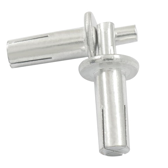RRFDWQ-100Pcs M5 13mm Aluminum Core Rivets, Hammer Drive Rivets for Metal, Wood, Fixing Kit for Precision Instruments