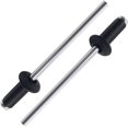 RRFDWQ-190pcs Black 1/8-1/2 Inches Aluminum Blind Rivets, 3.2-12.7 mm ...