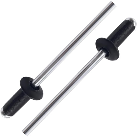 RRFDWQ-190pcs Black 1/8-1/2 Inches Aluminum Blind Rivets, 3.2-12.7 mm ...