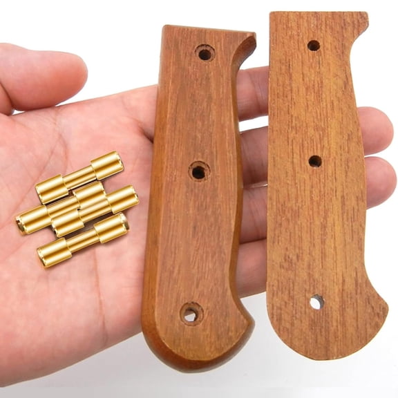 RRFDWQ-5 Pcs Knife Handle Rivets Premium Mosaic Pins for Knife Handles Handle Rivets Bolts & Screws Kit Making Supplies DIY Knife Handle Hardware Set with Stainless Steel Screws