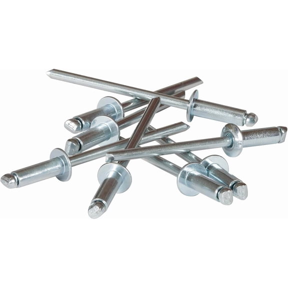 RRFDWQ-Arrow RMS1/8IP Medium Steel 1/8-Inch Pop Rivets for Metal, Fabric, Leather, and Auto Repair, 100-Pack