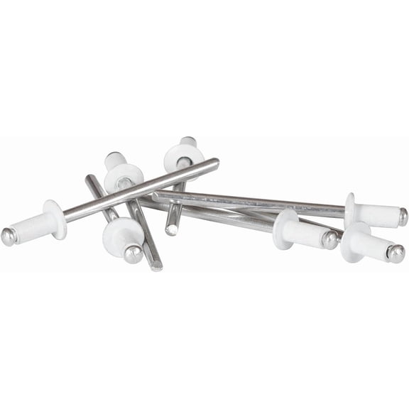 RRFDWQ-Arrow RSAW1/8IP Short Aluminum 1/8-Inch Pop Rivets for Metal, Fabric, Leather, and Auto Repair, 100-Pack