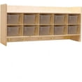 thumbnail image 1 of RRI Goods 10 Section Classroom Storage Organizer Shelving Translucent Trays, 1 of 9