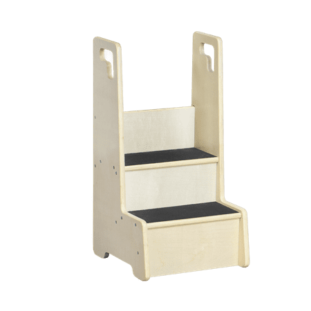 RRI Goods 2 Step Up Stool Toddlers Kids Step Stool Non Slip Handle Tread