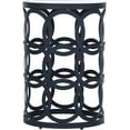 thumbnail image 1 of RRI Goods Contemproray End Table, Glass Top Metal Base Side Accent Table, 1 of 5