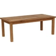 thumbnail image 1 of RRI Goods Outdoor Coffee Table, Grade A Teak Wood Patio Rectangular Table, 1 of 9