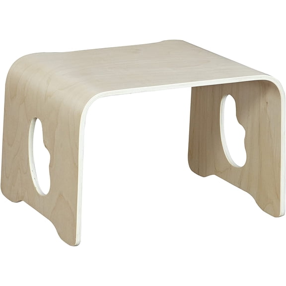 RRIGoods Kids Lap Table, Ergonomic Portable Lap Desk, Activity Table, Breakfast/Bed Table, Natural [Set of 4]