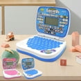 thumbnail image 1 of RRJ 2Pcs Bilingual Learning Machine ForKids, English Notebook ComputerToyFor Early Reading, Interactive Educational Device ForChildren, Multi-functional Learning Pad For Little One, LearningToysFor, 1 of 9