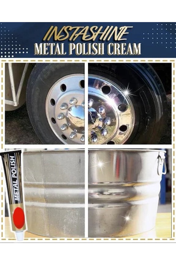 2Pcs Metal Polish Cream, German Formula Metal Polishing Paste, Grinding And Polishing Compound, Copper Brass Silver Polish, Protective Tarnish-Resistant Finish For Tools Jewelry Automotive