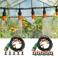 thumbnail image 1 of RRJ 2Pcs Mist Irrigation Kit, /4-Inch Plant Watering System Accessories, 32ft Blank Distribution Tubing Hose and 10 Adjustable Misters for Garden Greenhouse Indoor Plants, 1 of 7