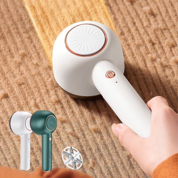 RRJ 2Pcs Rechargeable Fabric Shaver And Lint Remover, 6-Blade Large Capacity Storage Compartment Electric Clothes Shaver, Sweater Lint Remover for Pilling Removal on Clothes Jackets Blankets