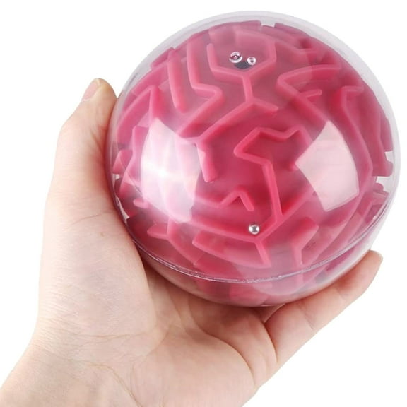 RRJ 3D Maze Ball PuzzleToy, Memory Sequential Brain Teaser Game, Hard Challenge Stress Relief FidgetToyfor AdultsKids, Office Desk Brain TrainingToysfor Focus and Relaxation