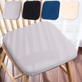 thumbnail image 1 of RRJ 4Pcs Slow Recovery Sponge Seat Cushion, Detachable Washable Non-Slip Chair Pad For Office Desk, Kitchen Dining, Car And Classroom, Ergonomic Posture Support Foam Cushion, 1 of 9