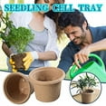 thumbnail image 1 of RRJ 6Pcs Biodegradable Nursery Pots, Pulp Peat Pot Starter Cups, Eco-Friendly Plant Pots for Seedlings Herbs Vegetables, Gardening Tools for Indoor Outdoor Planting, 1 of 9