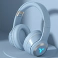 thumbnail image 1 of RRJ Bluetooth Gaming Headset, Dazzling RGB Light Effects Universal Radio Wireless Headphones, 3D Surround Sound Immersive Noise Cancelling Earphones for PC, 1 of 2