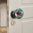 thumbnail image 1 of RRJ Crystal Door Handle, Handcrafted Lead-Free Glass Knob with Solid Brass Base, Easy Install Replacement Hardware for Interior Doors Bedroom Bathroom Cabinet Decor, 1 of 5