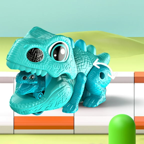 RRJ Dinosaur CatapultToy, Launching Dinosaur Action Figure with Sliding Simulation, EducationalToysforKids, DinosaurToysfor BoysGirls, Dinosaur Party Favors Birthday Gifts