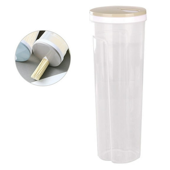 RRJ Food Storage Jars, Airtight Kitchen Containers for Dry Food, Transparent Plastic Pantry Organizers, Grain Cereal Pasta Nuts Candy Storage, Sealed Canisters for Countertop Cabinet