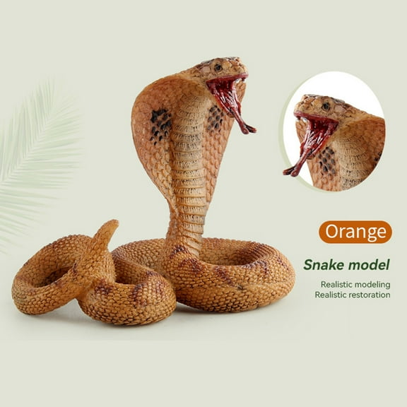 RRJ Holiday Prank Props Realistic Fake SnakesToy, Rubber Snake Figure Boa Constrictor Figurines for Scaring Birds And Squirrels, Garden Protection, Party Decorations