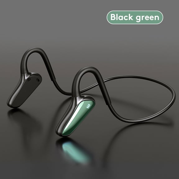 RRJ M-D8 Bluetooth Headset, Wireless Bone Conduction Open Ear Headphones, Non-In-Ear Stereo Audio for Business Calls Sports Running Gym Workout, Secure Fit Sweatproof Lightweight Headset