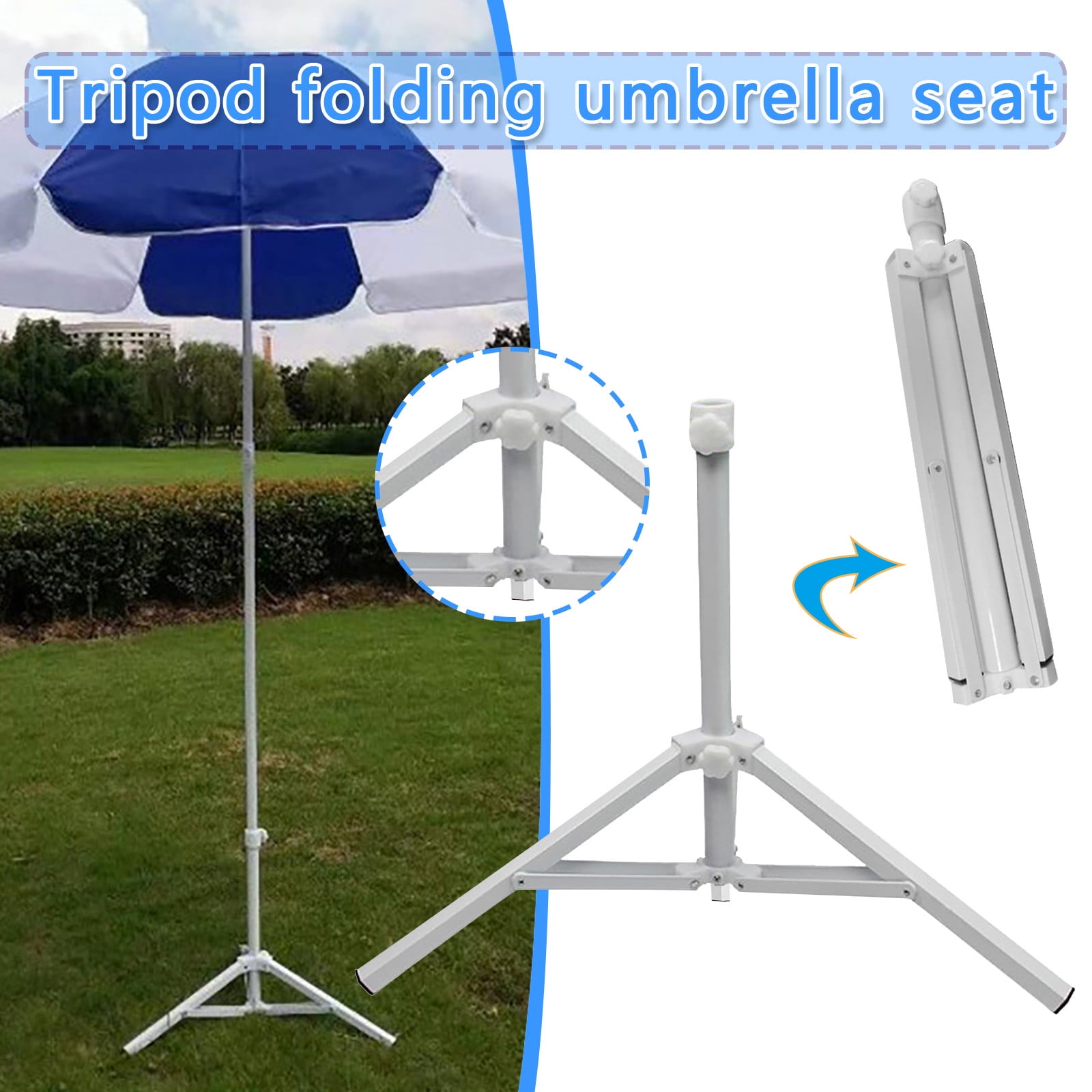 clearance patio umbrella stand Base Heavy Duty Steel Outdoor Umbrella Base, Universal Umbrella Mount Clamp for Decks, Patios, Docks, Pontoons, Picnic Tables (1) : Patio, Lawn & Garden Weather Wicker Large Free-Standing Bronze Patio Market