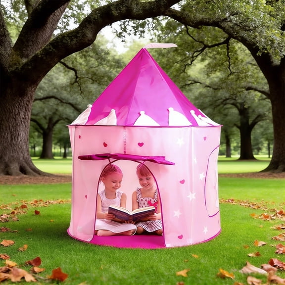 RRJ Play Tent ForKids, Indoor Outdoor Foldable Pops Up Playhouse, Portable Game Tent For Little One BoysGirls, Poping-Up Tent For Party Playroom Bedroom Decor Early Education Gift