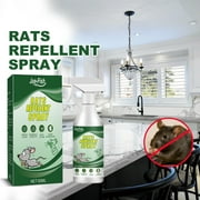 RRJ Rat Repellent Spray For Indoor Outdoor Use, eterrent Spray For Home Garage Car Engine, Long Lasting Mice Repellent For Household Automotive Protection, 60ml Spray