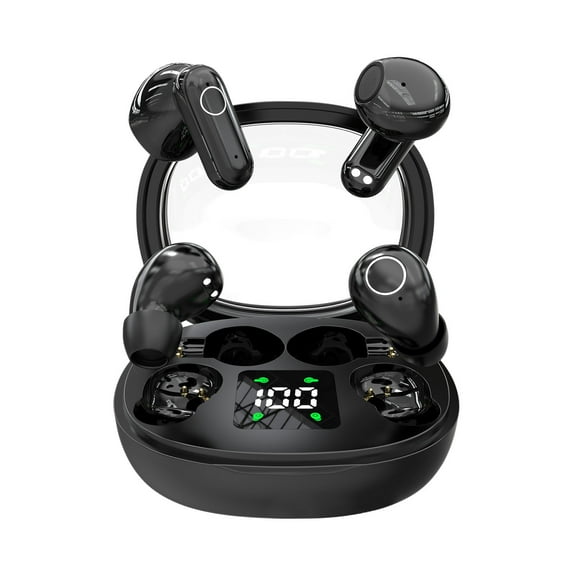 RRJ Real-Time Translation Earbuds, Wireless Bluetooth Translator Device 144 Languages, Business Travel Translator Headphones, Language Translator for International Communication
