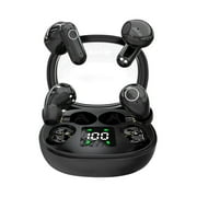 RRJ Real-Time Translation Earbuds, Wireless Bluetooth Translator Device 144 Languages, Business Travel Translator Headphones, Language Translator for International Communication